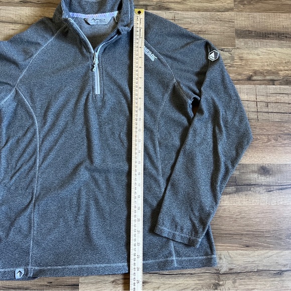 Regatta Great Outdoors Striped Ladies 1/4 Zip Pullover Jacket Us S/6 Uk 10 Eu 36 - Picture 4 of 8
